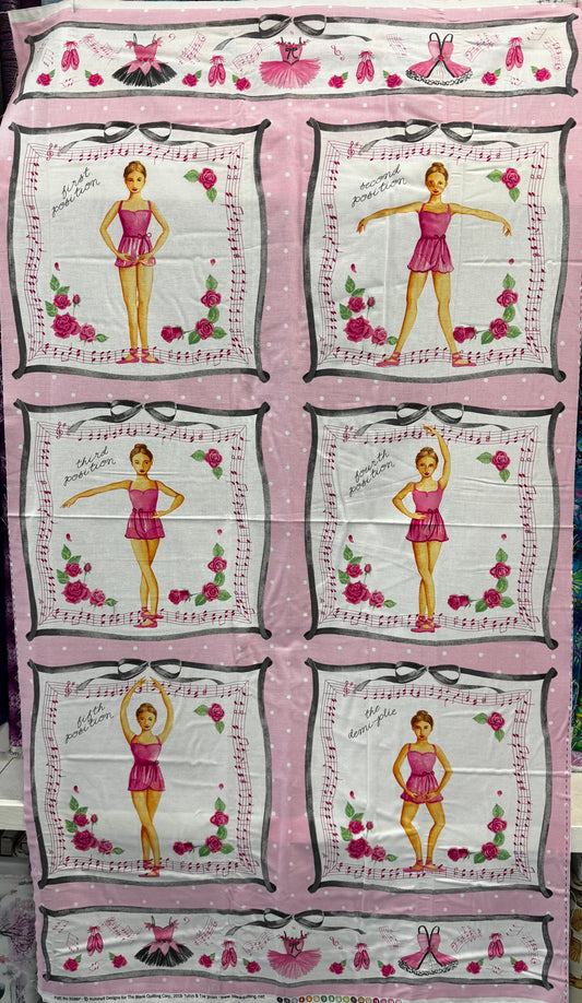 Ballerina Panel - Cotton Fabric Panel