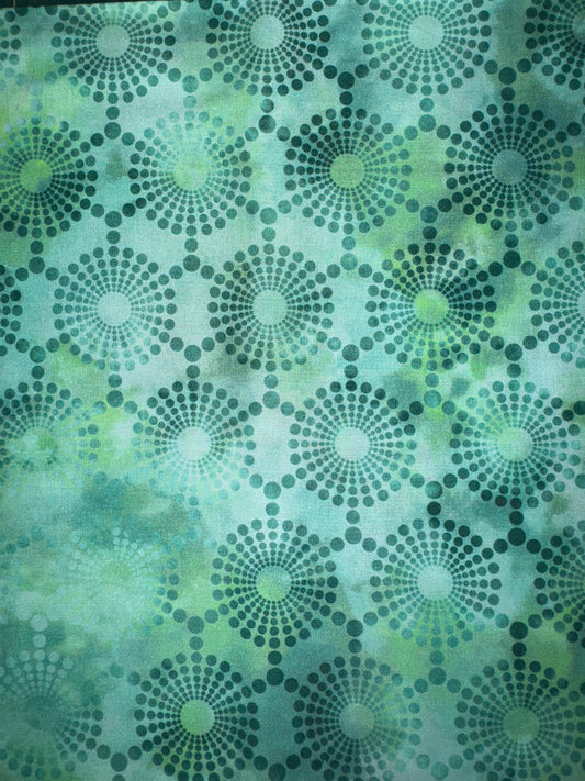 Elysian by Jason Yenter -Green Circles - 5JYN-G