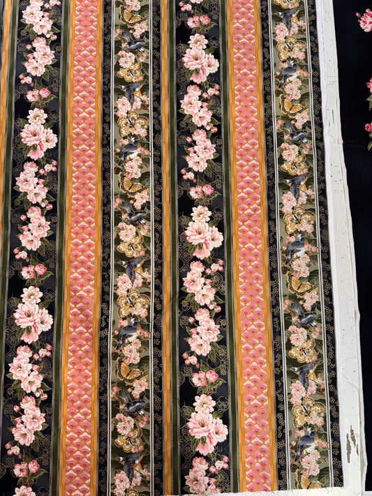 Kiyomi Japanese Border Fabric