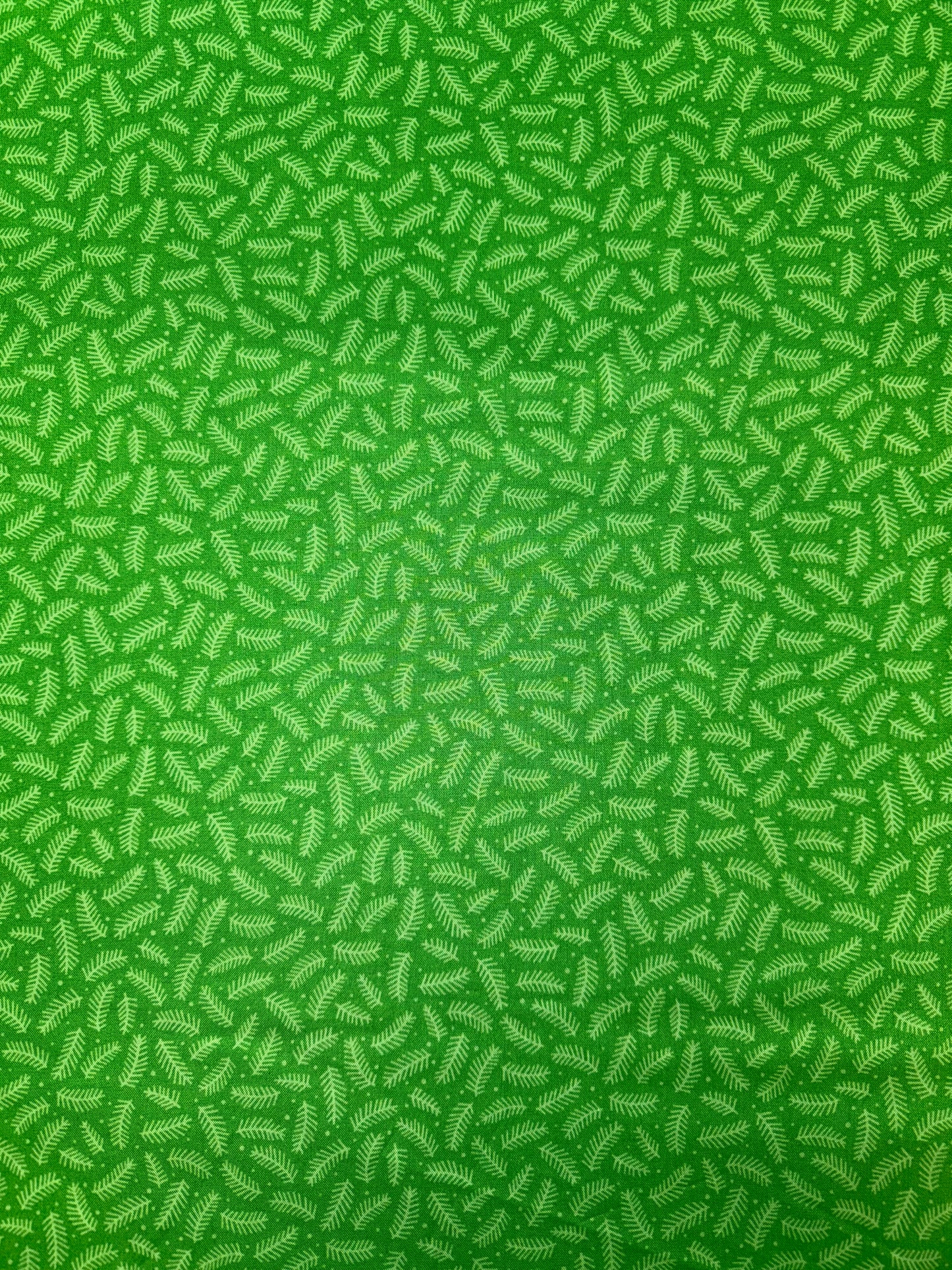 Bright Green Christmas Pine Sprigs