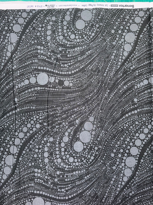 Cat Artistry Circled Swirl Black