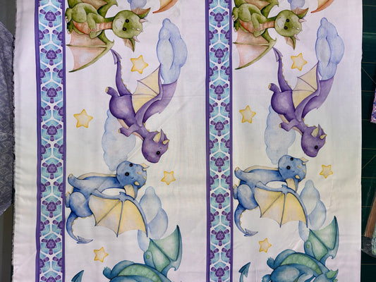 Dragon Friends Border Print