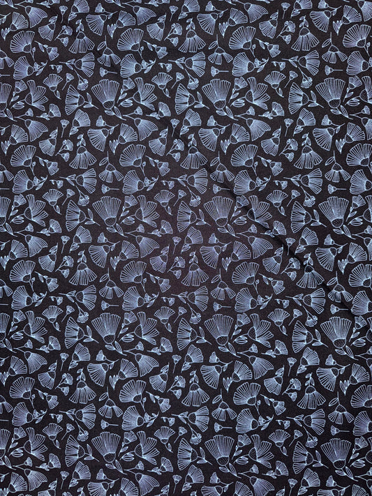 Midnight Flora - Dark Black