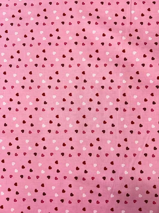 Sew In Love - Hearts on Pink