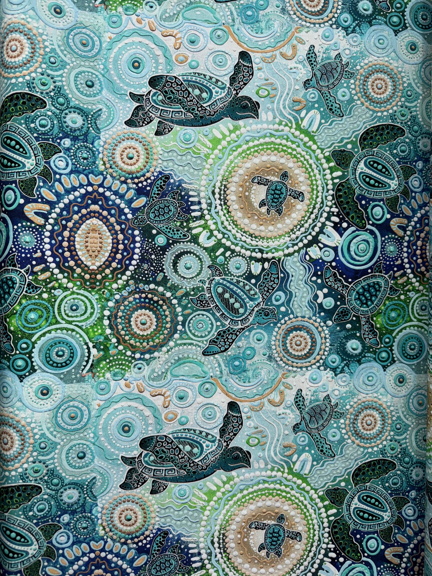 Spirit of the Bush Grow Big Wideback Quilt backing