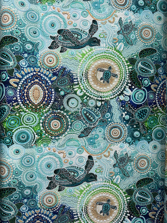 Spirit of the Bush Grow Big Wideback Quilt backing