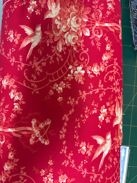 Jardin De Printemps Giselle  Wideback 108"