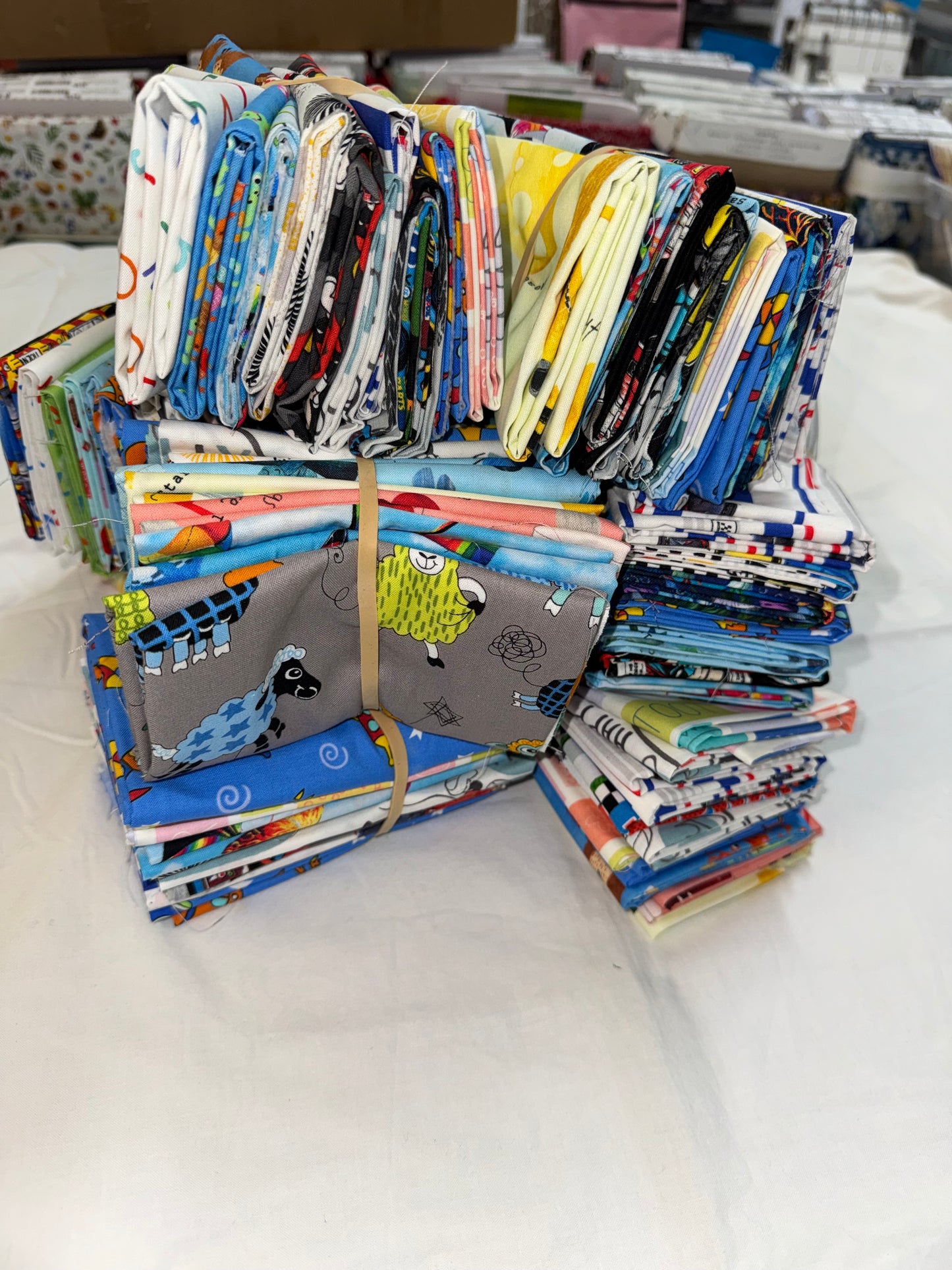 Kid's Fabric - Mystery Fat Quarter Bundles of 10.