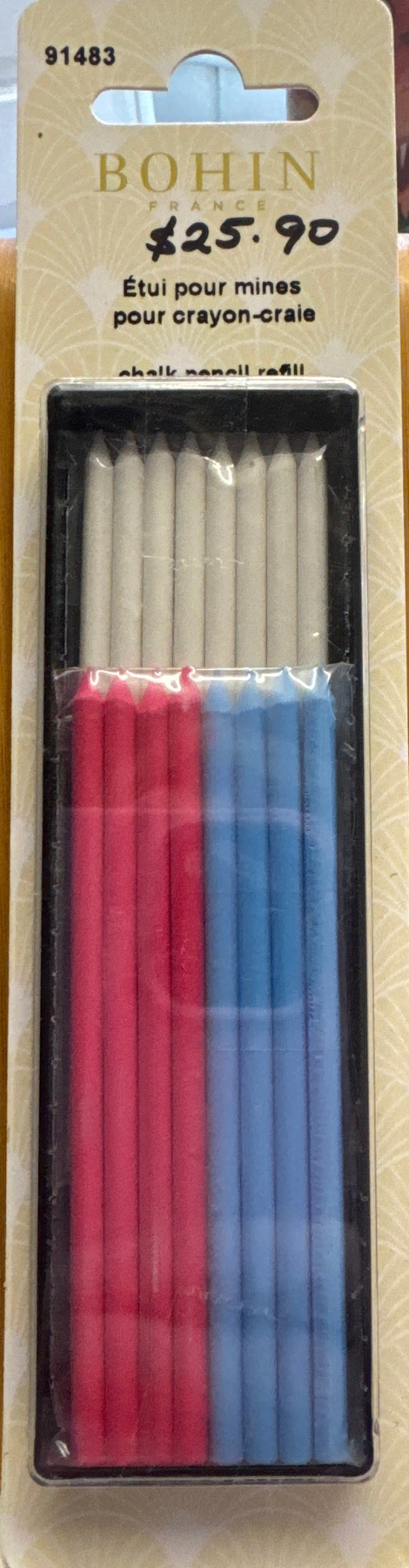 BOHIN Chalk Refills Multicoloured 16 3.8mm leads