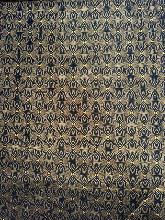 Gold Diamonds on a black background