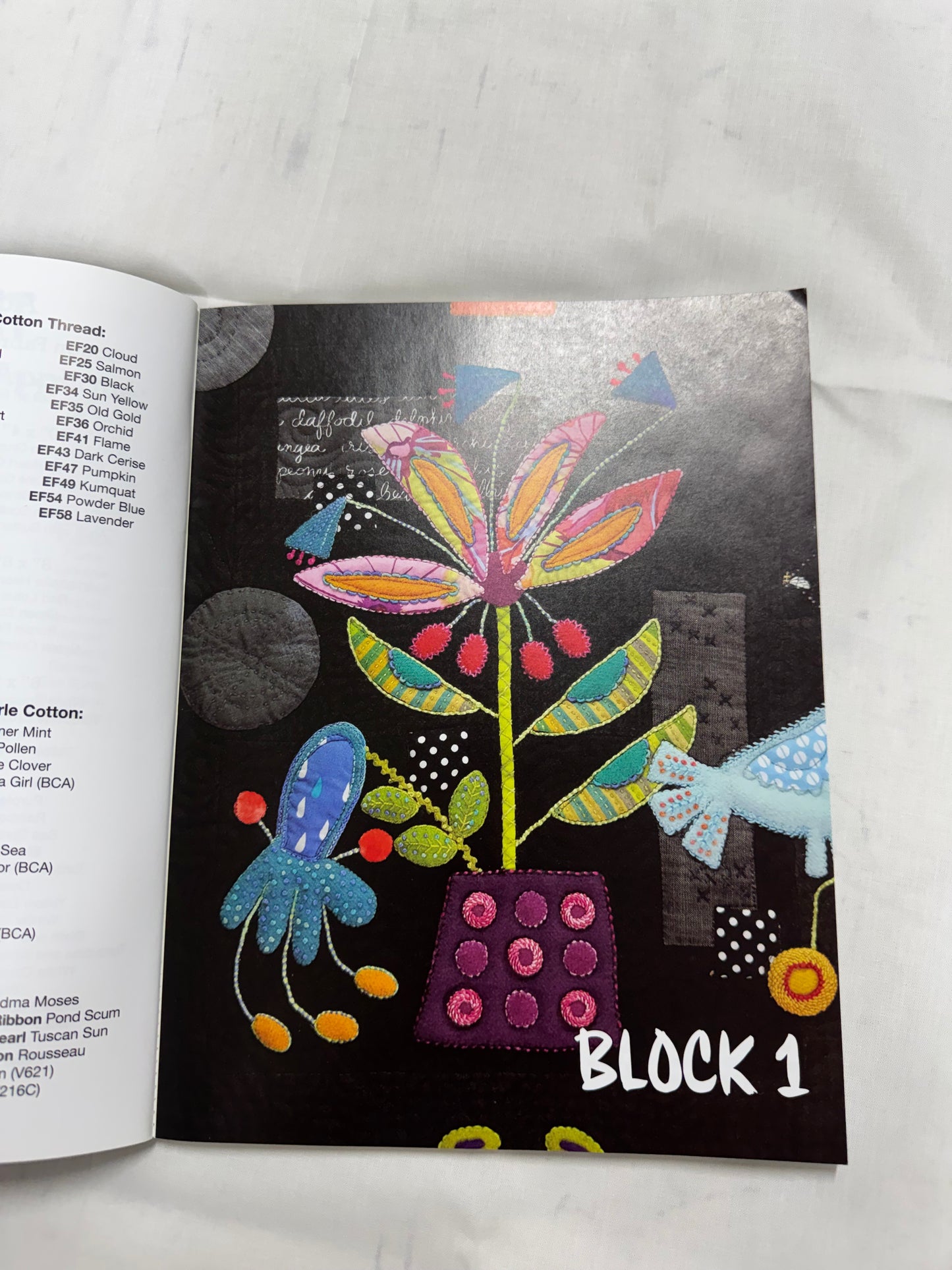 Sue Spargo Fresh Cut Book and 11 Block sets Kit