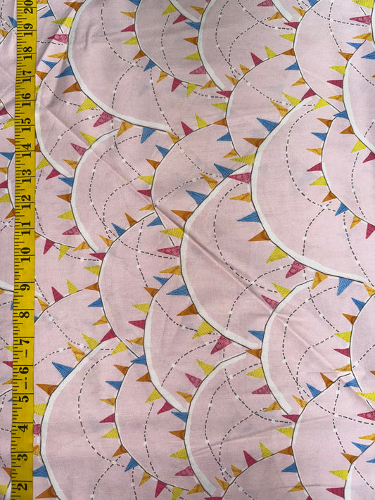 Pink Bunting Allover Fabric - 20% off!!
