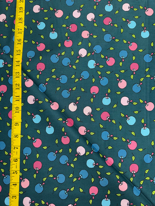 DV6544 - Cherries on Teal - 20% off!!