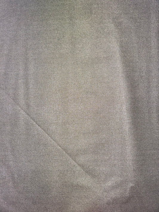 Refined Silver Cotton Burlap Fabric