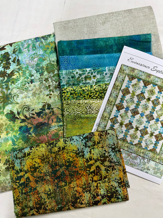 Evanescence September Rain Quilt Kit - Autumn - 80.5" x 85.5"  Jason Yenter Design. Only 4 available.