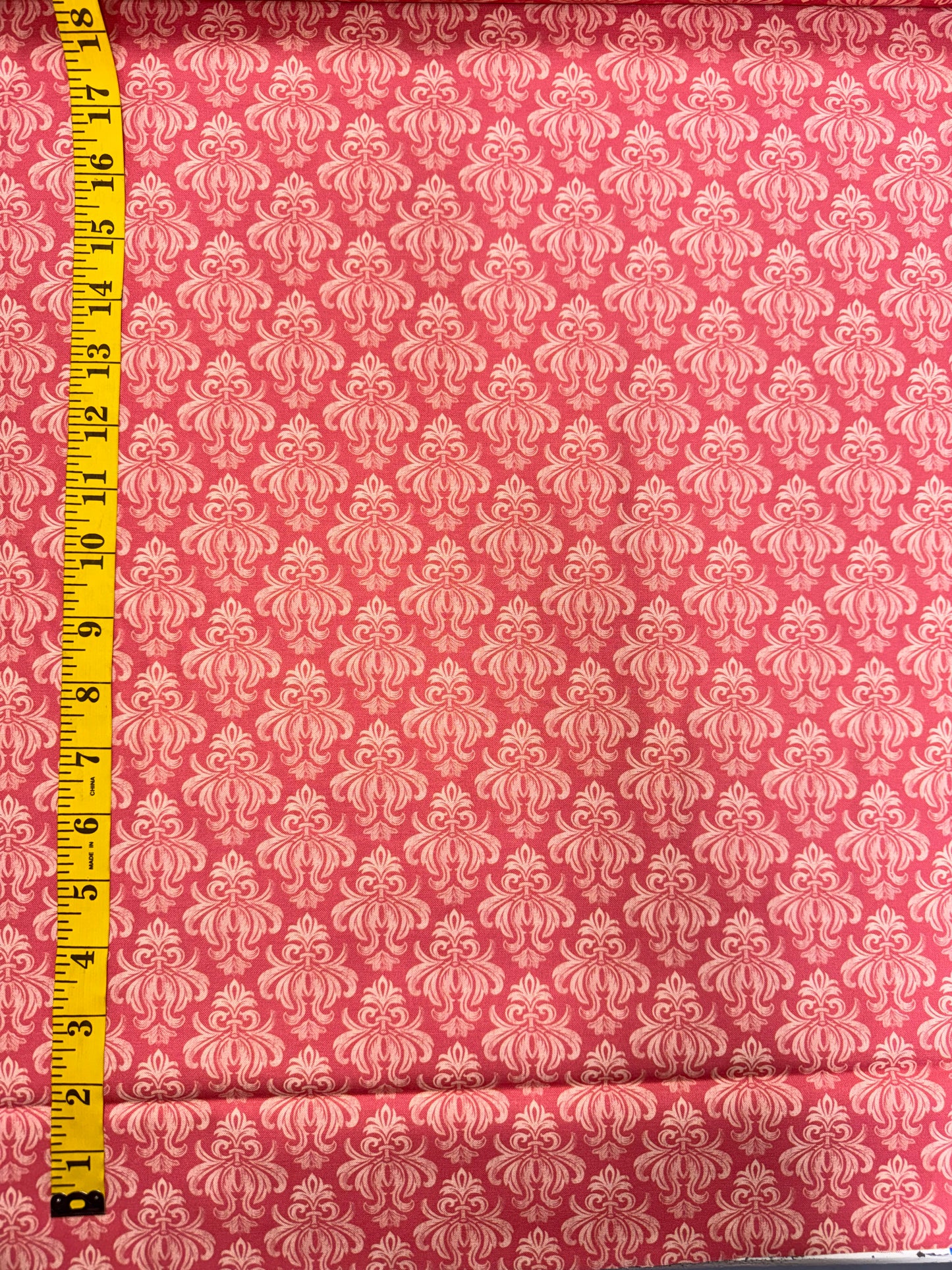 Fleur and Flutter - Paris Damask in Coral