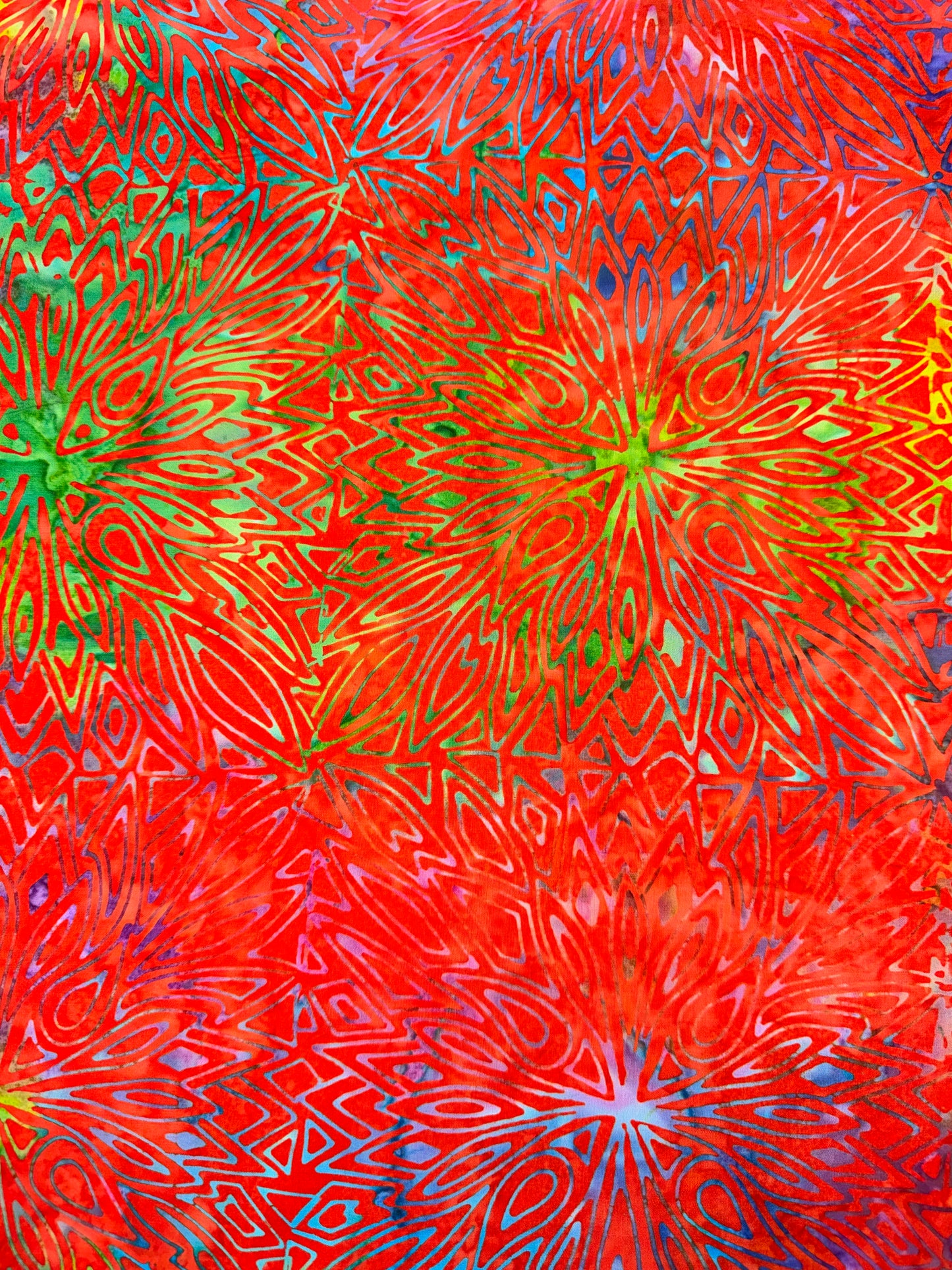 Batik French Mandala BA45-1996 Oranges