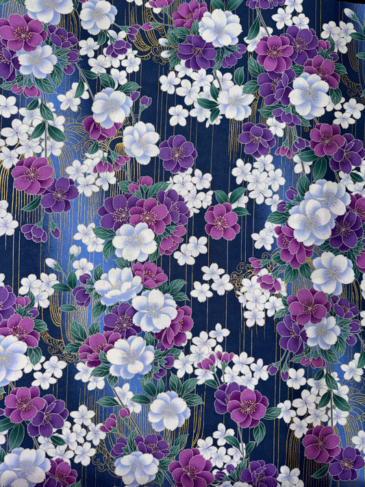Ara Japanese Peach Floral Mauve