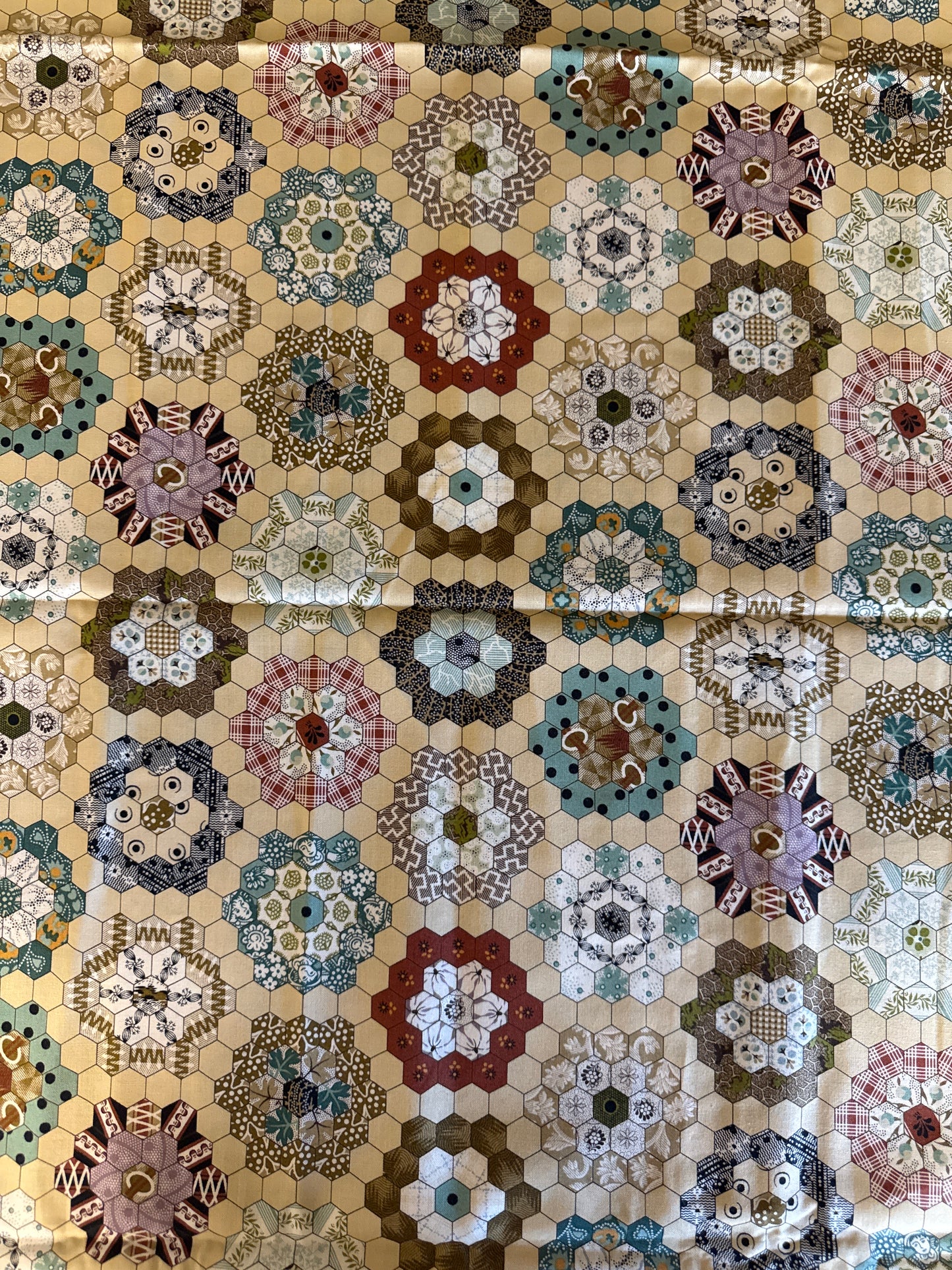 Grandmother's Hexagon Flower Garden