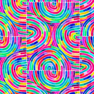 Color Crush - Multicoloured Swirls