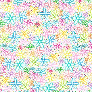 Color Crush - Pastel Multicoloured Daisies