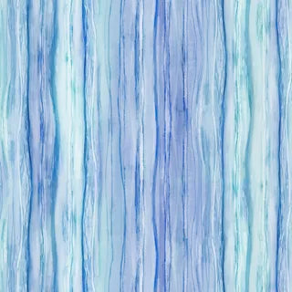 Tree of Life - Allover Stripe - Light Blue