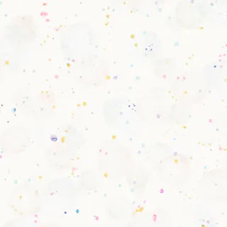 Tree of Life - Allover Paint Splatter - White