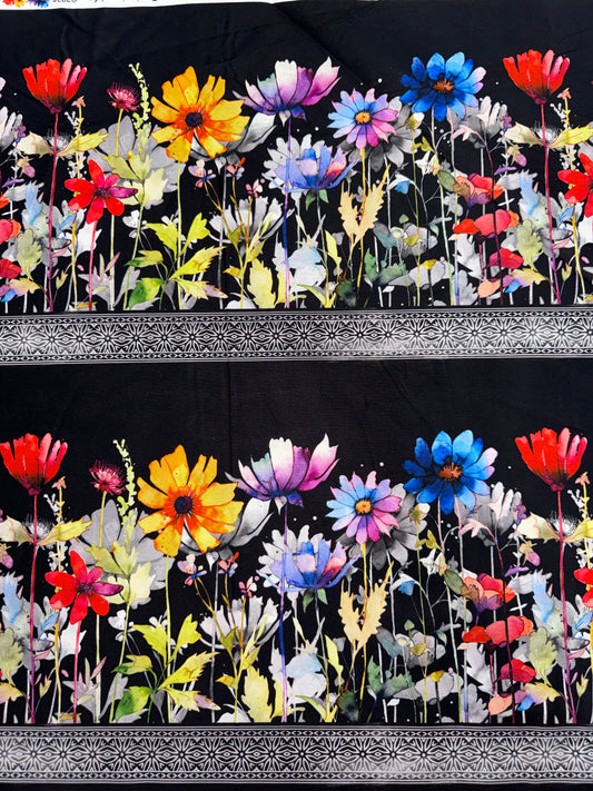 Blooming Day and Night by Jason Yenter - Black Border Print