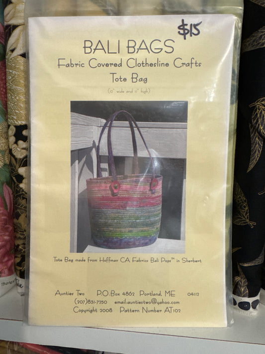 Aunties Two Patterns- Bali Bags