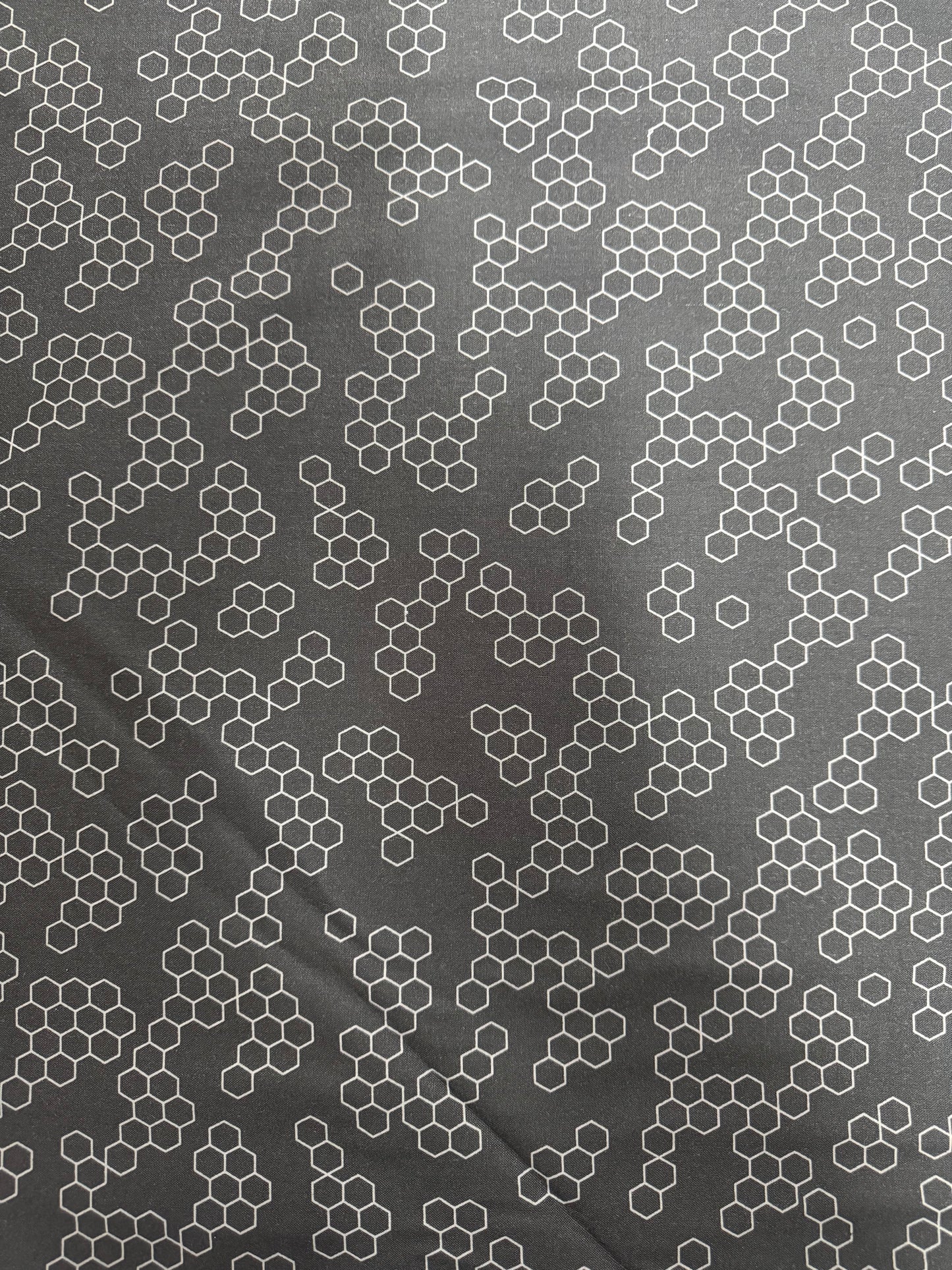 FIGO Black Grey Bees Hexagons