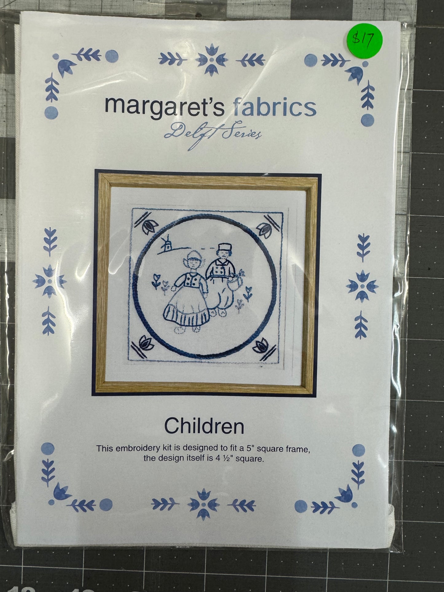 Children Delft Series Stitchery by Margaret Upston