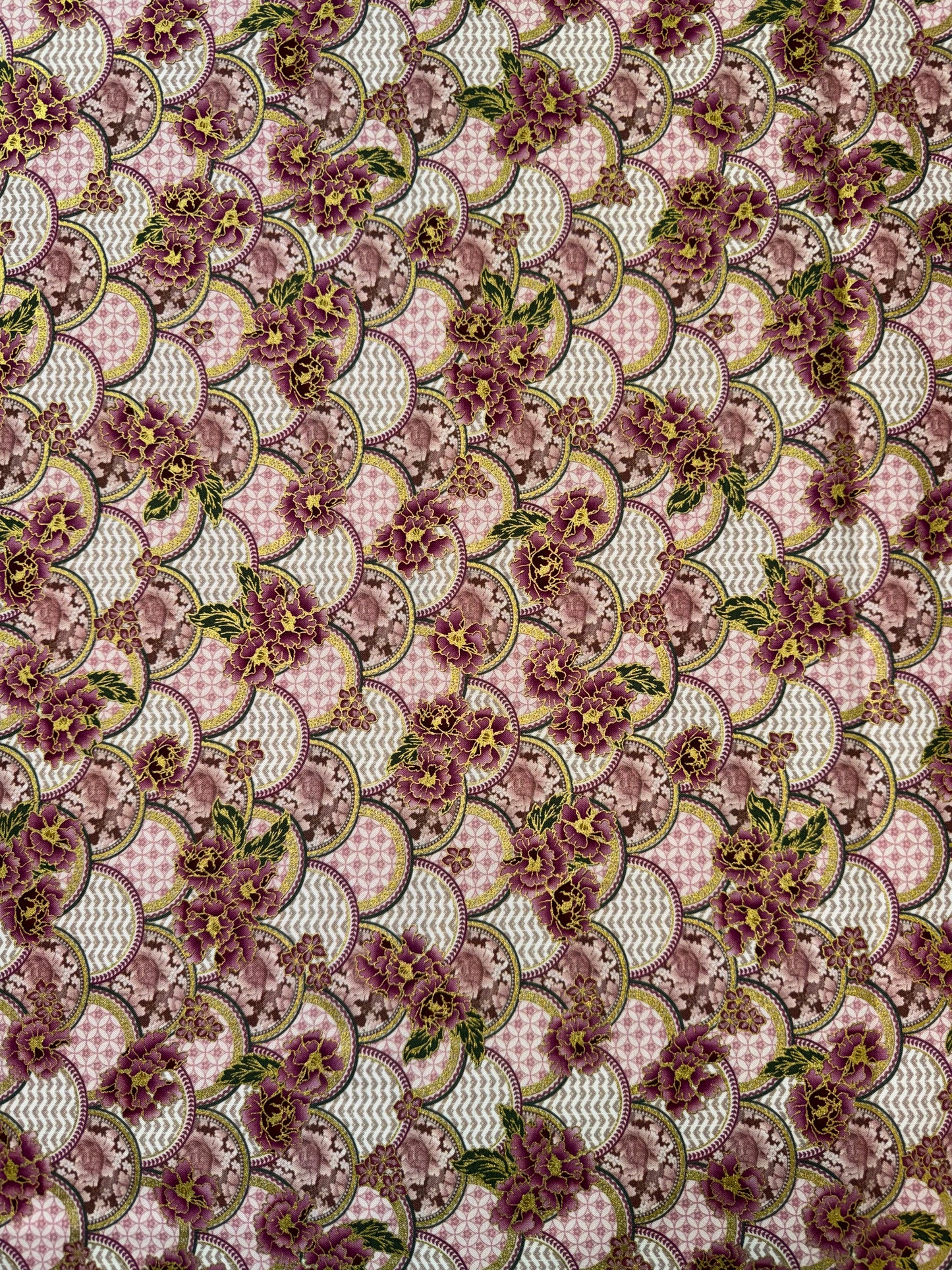Imperial Collection - Graceful Cranes - Fans in Pearl Pink