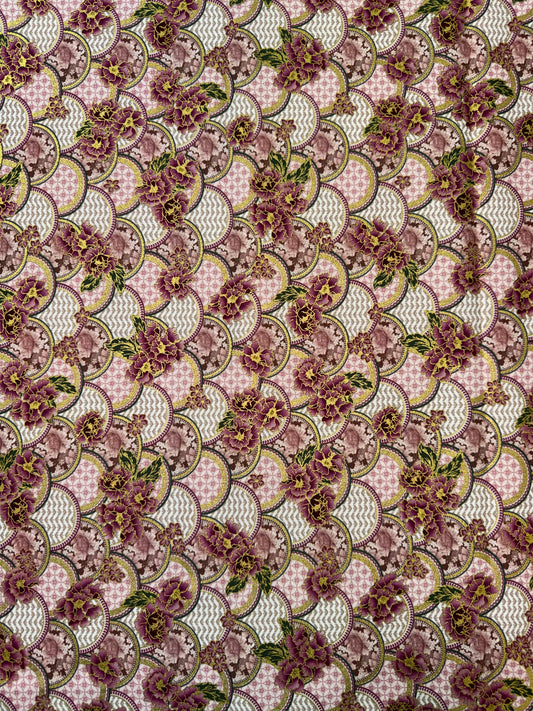 Imperial Collection - Graceful Cranes - Fans in Pearl Pink