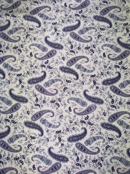 Twilight Garden Purple Paisley