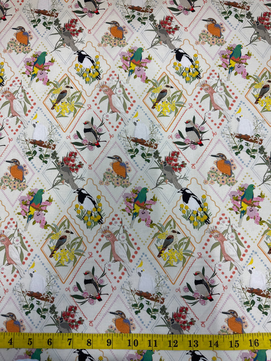 Robyn Hammond - Aussie Backyard - Birds in Diamonds DV7874