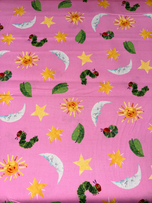 Very Hungry Caterpillar - Snack Time on Pink Background