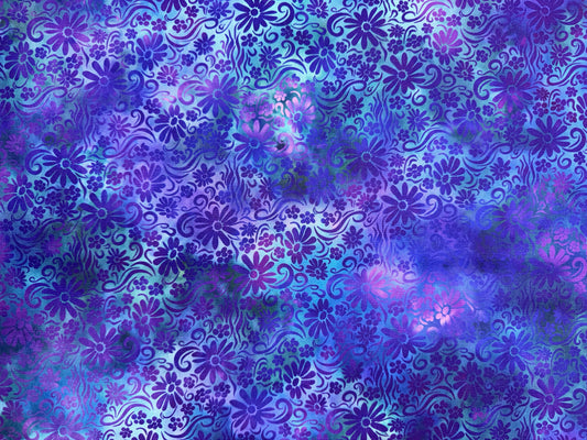 Prism by Jason Yenter - Deep Purple Floral - 15JYQ-1