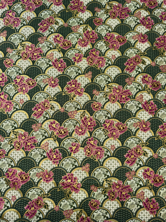 Imperial Collection - Graceful Cranes - Fans in Jade