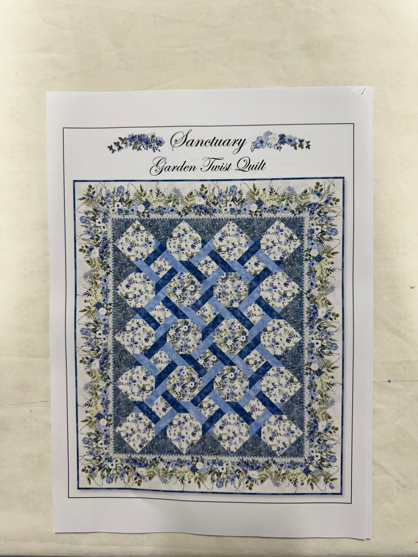 Sanctuary by Jason Yenter - Garden Twist Pattern Only