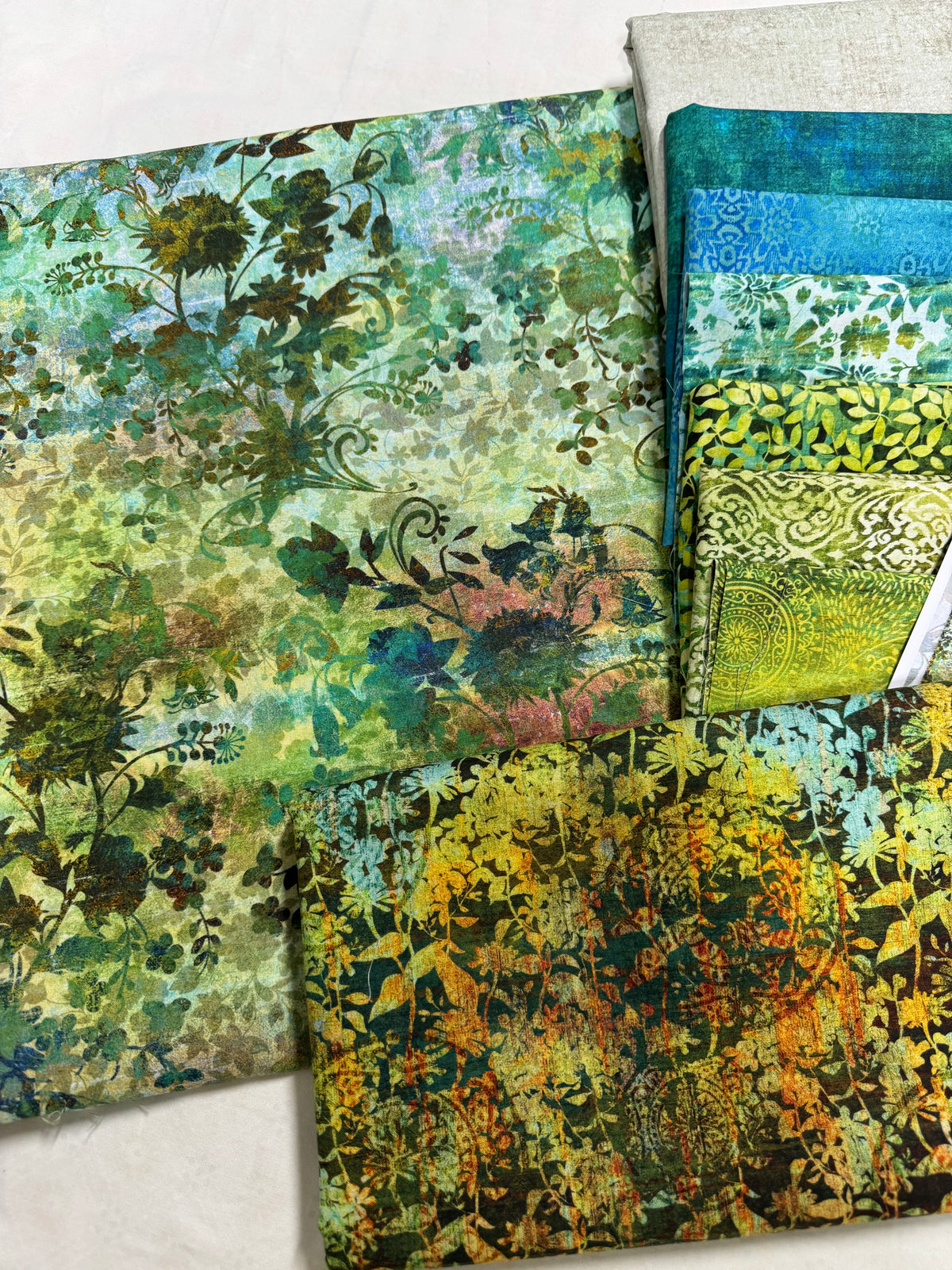 September Patchwork Evanescence September Rain Quilt Kit - Autumn - 80.5