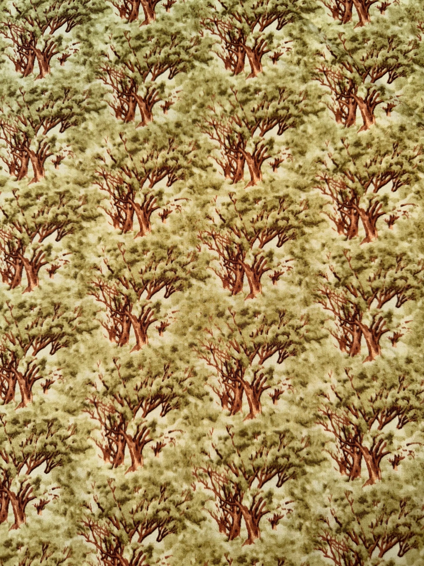 Gum Trees on Green background