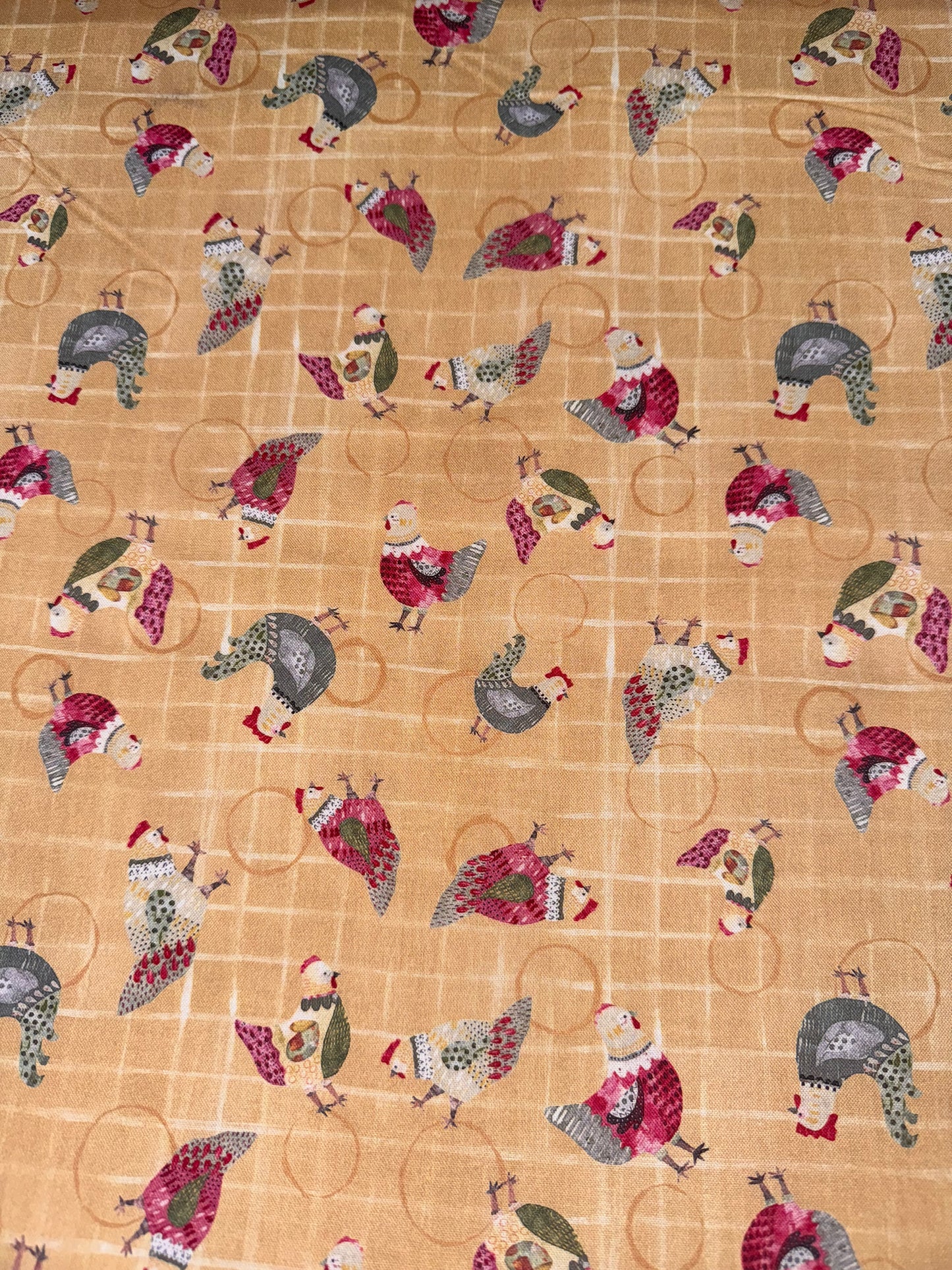 Chicken Scratch - Chickens on Sand Background