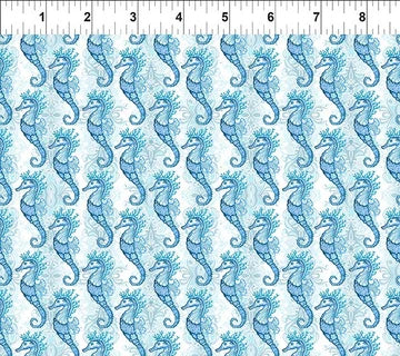 Wonders of the Ocean by Jason Yenter - Blue Seahorses