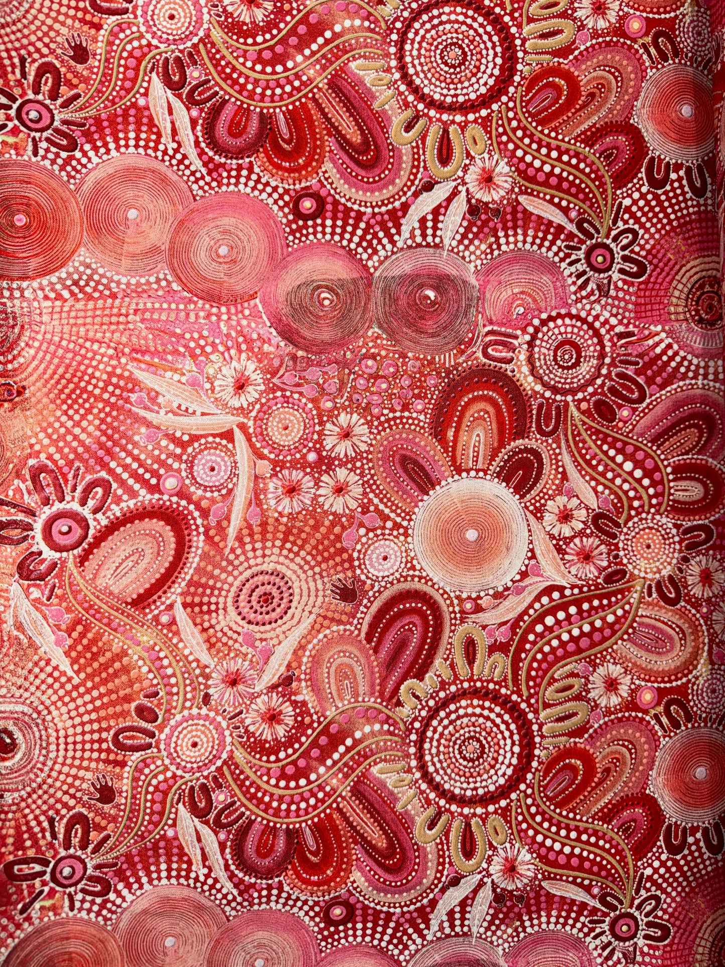 Spirit of the Bush - Bush Medicine Ngurra Wideback Quilt backing