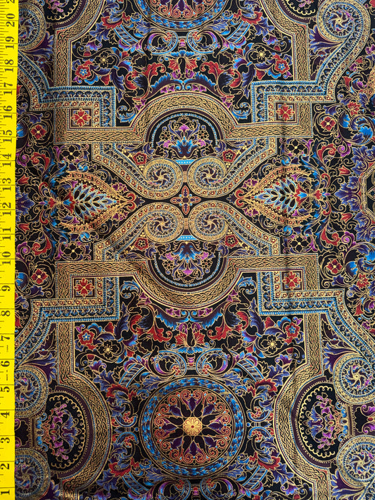 Robert Kaufman Persis - Elaborate Design in Wineberry