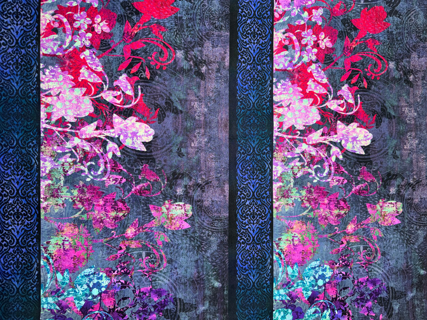 Evanescence Kaleidoscope Quilt Kit - Magenta - 73.25" x 100"  Jason Yenter Design. Only 4 available.