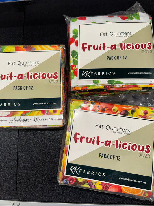 Fruitalicious Pack of 12 Fat Quarters - Only 3!!