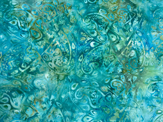 Batik Colours of Australia BA-1971 Greens