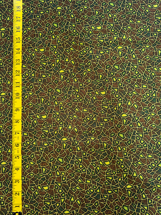 TJUKURPA LAND - Mosaic in Greens