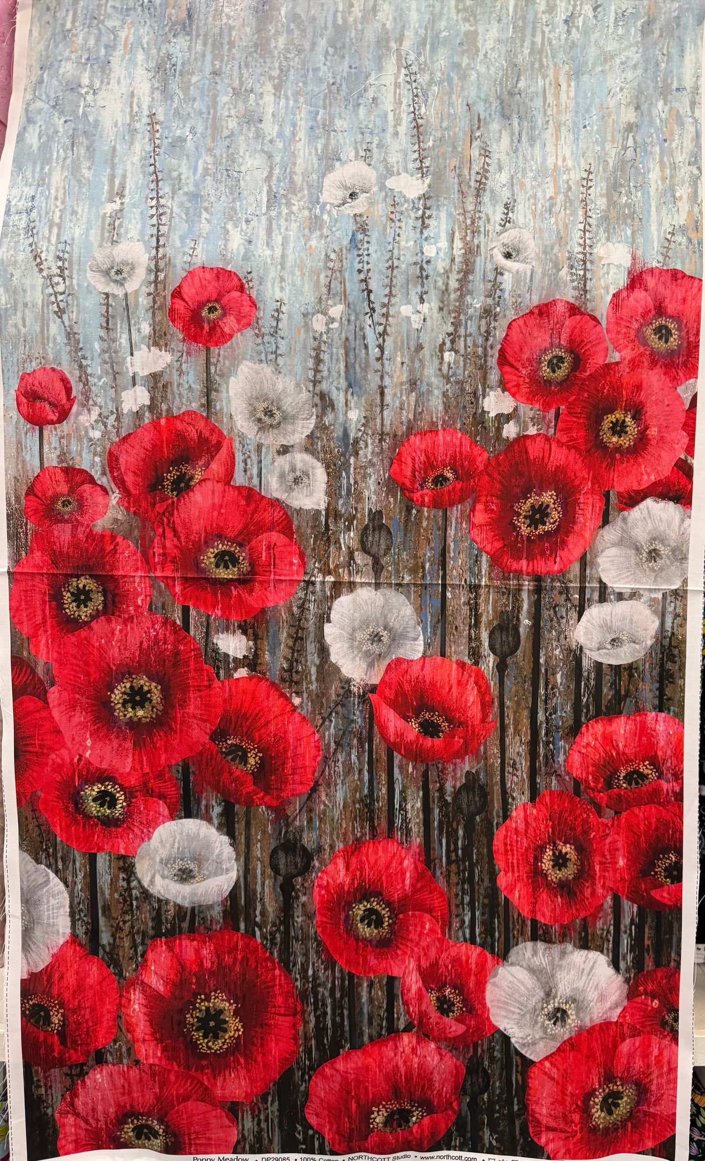 Poppy Meadow - 65cm Panel